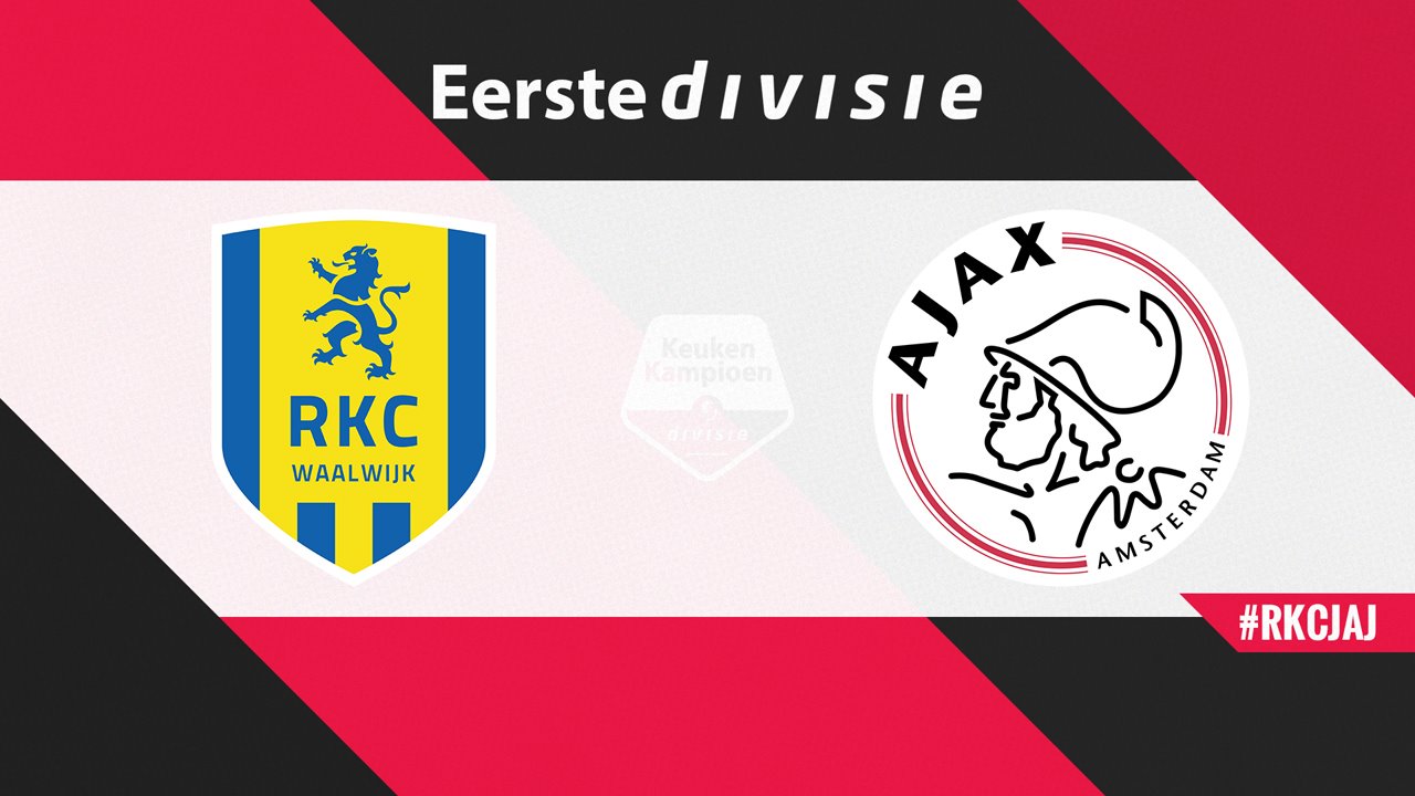 RKC Waalwijk vs Jong Ajax poster RKC Waalwijk vs Jong Ajax poster