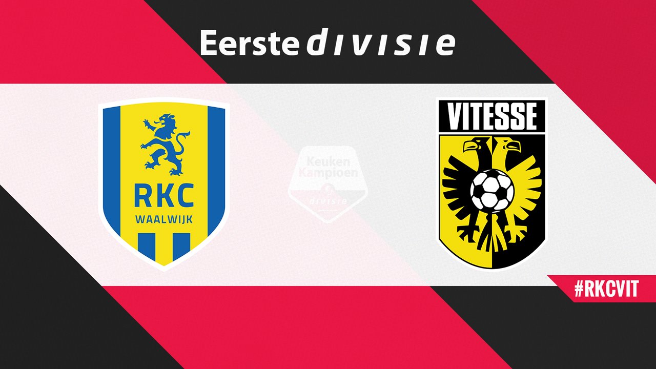 RKC Waalwijk vs Vitesse poster RKC Waalwijk vs Vitesse poster