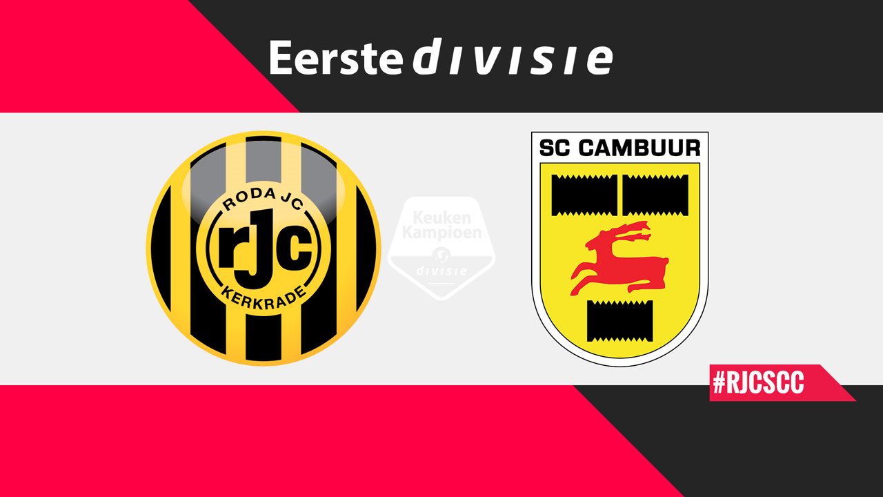 Roda JC vs SC Cambuur poster Roda JC vs SC Cambuur poster