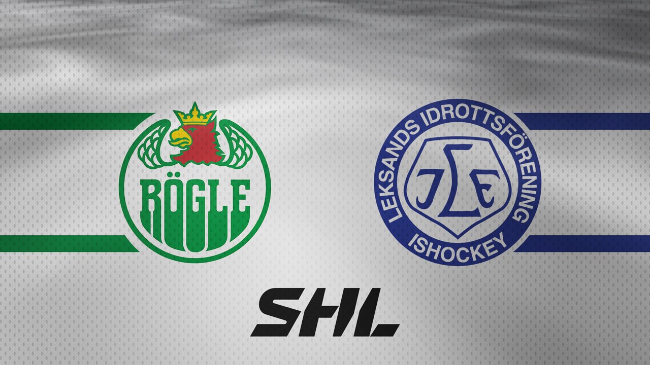 Rögle BK vs Leksands IF poster Rögle BK vs Leksands IF poster