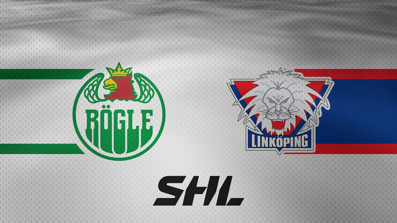 Rögle BK vs Linköpings HC poster Rögle BK vs Linköpings HC poster