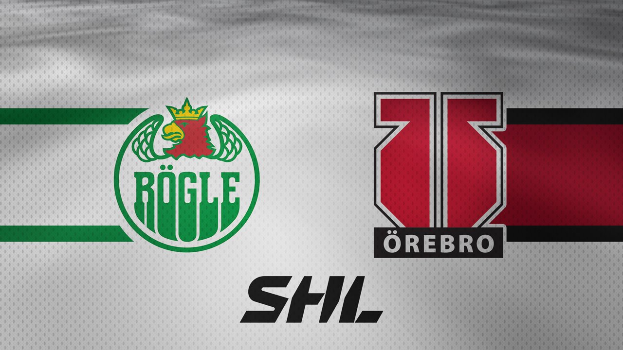 Rögle BK vs Örebro HK poster Rögle BK vs Örebro HK poster