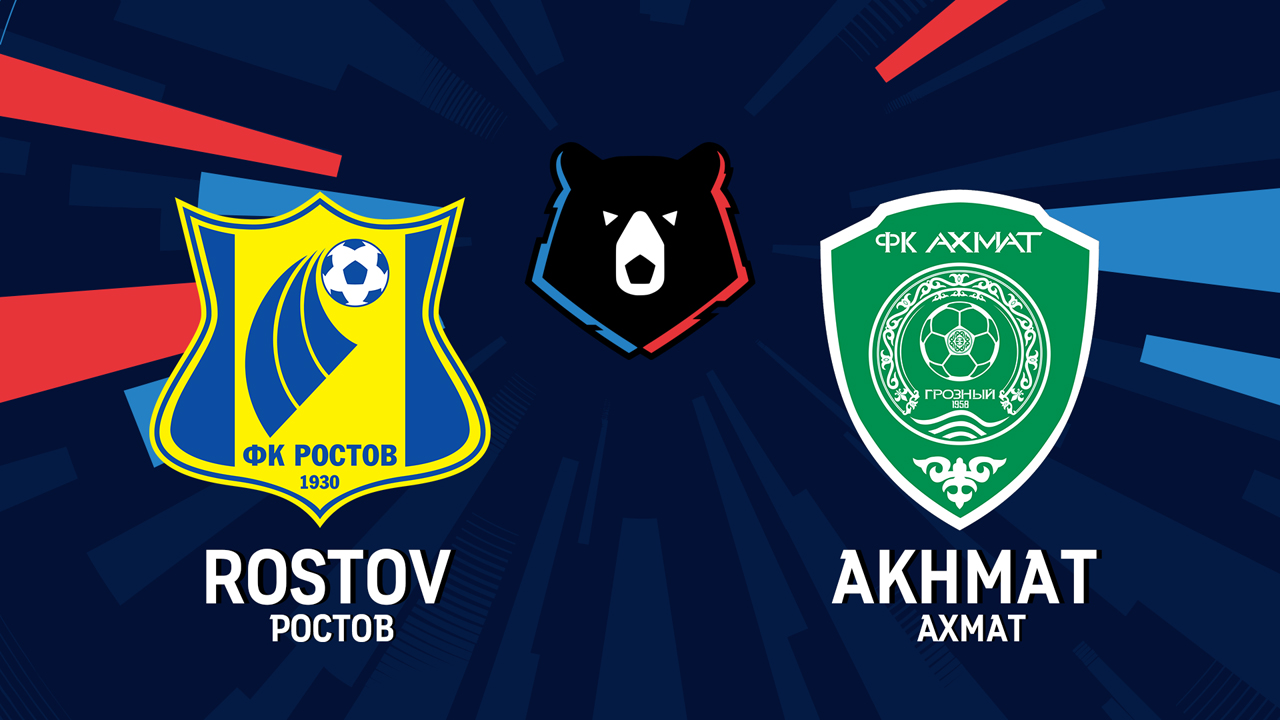 Rostov vs Akhmat Grozny poster Rostov vs Akhmat Grozny poster