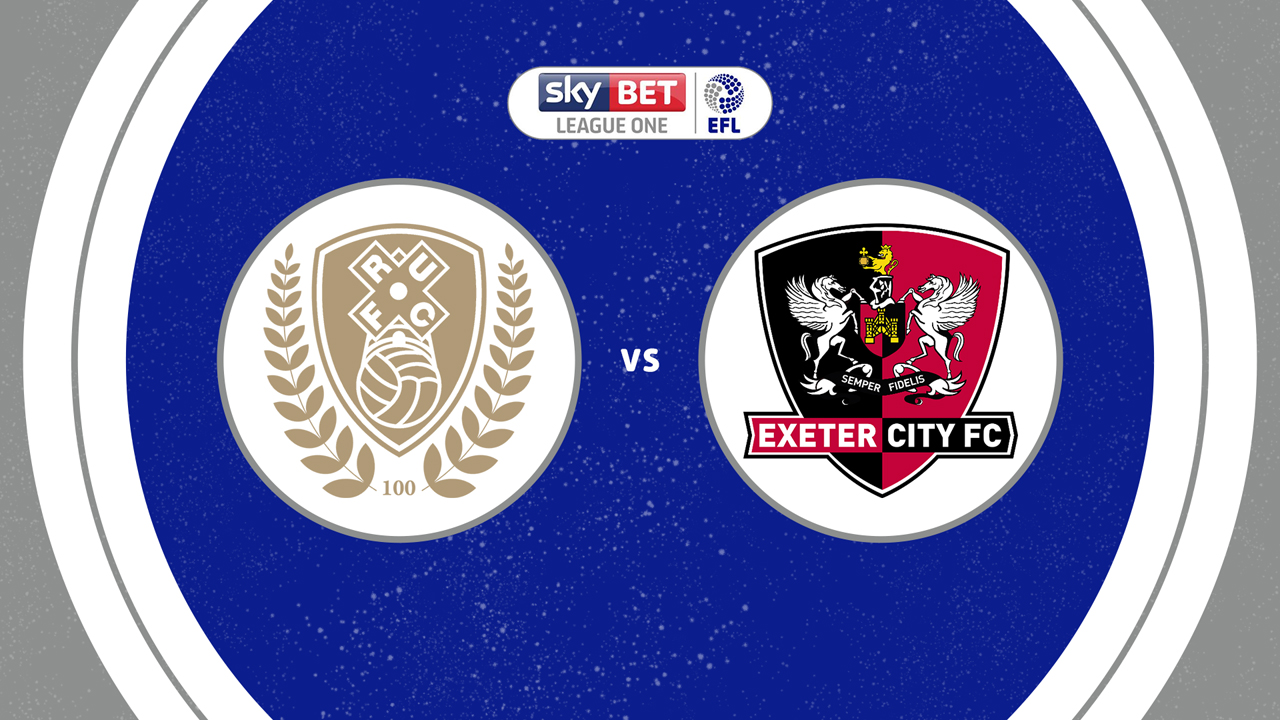 Rotherham United vs Exeter City poster Rotherham United vs Exeter City poster