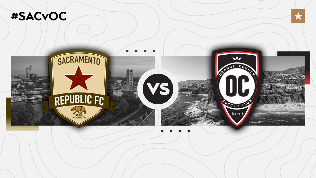 Sacramento Republic vs Orange County SC poster Sacramento Republic vs Orange County SC poster