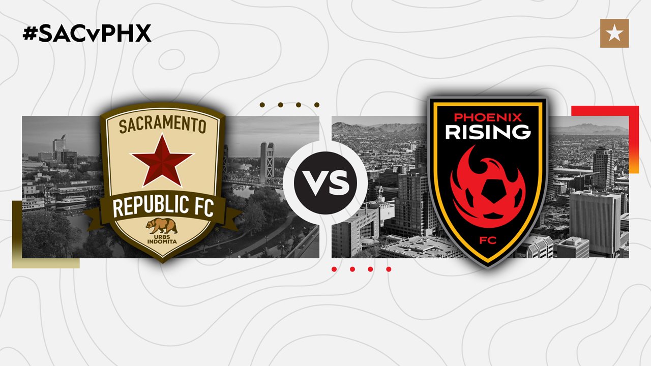 Sacramento Republic vs Phoenix Rising poster Sacramento Republic vs Phoenix Rising poster