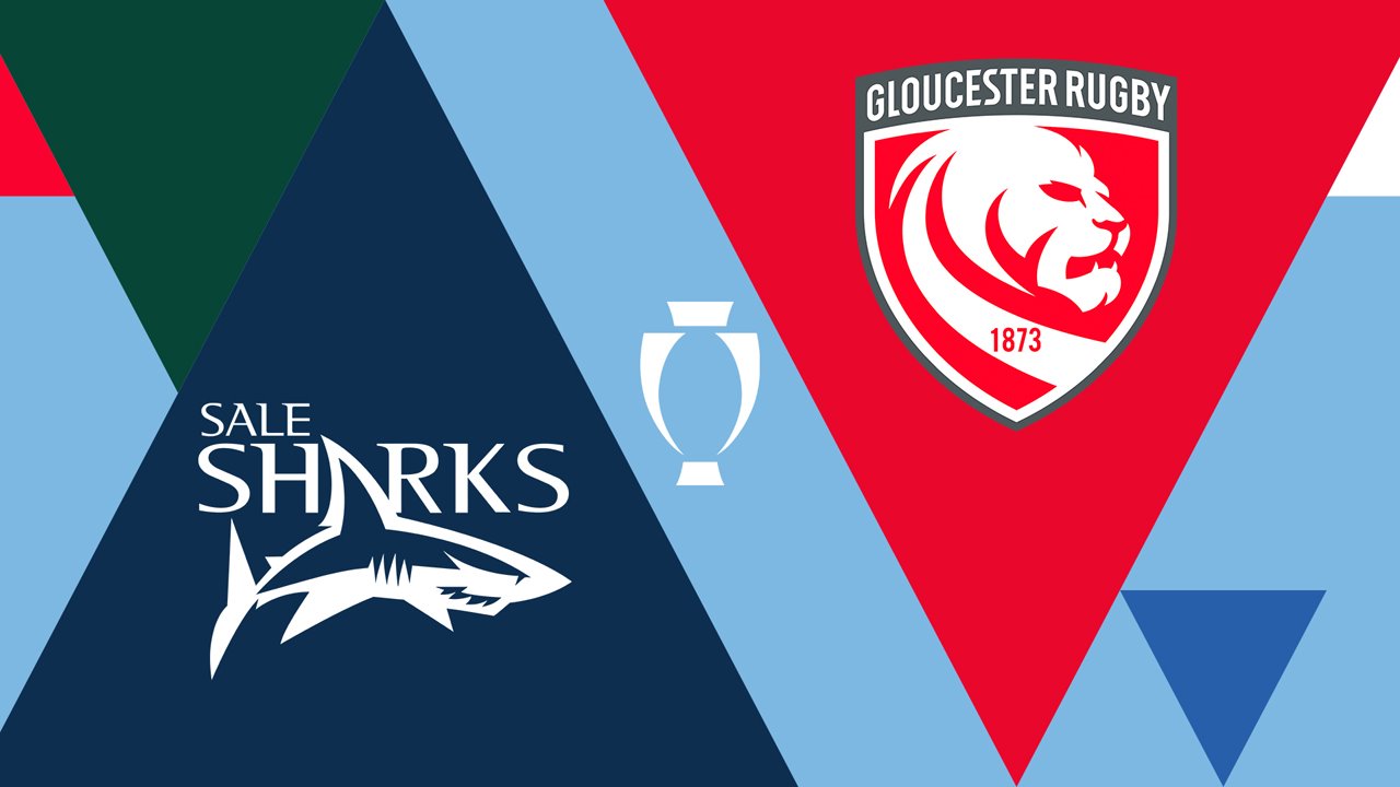 Sale Sharks vs Gloucester poster Sale Sharks vs Gloucester poster