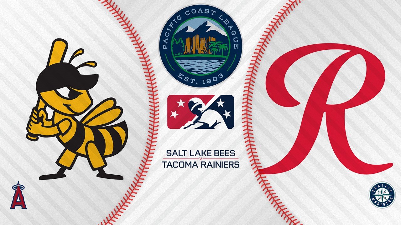 Salt Lake Bees vs Tacoma Rainiers poster Salt Lake Bees vs Tacoma Rainiers poster