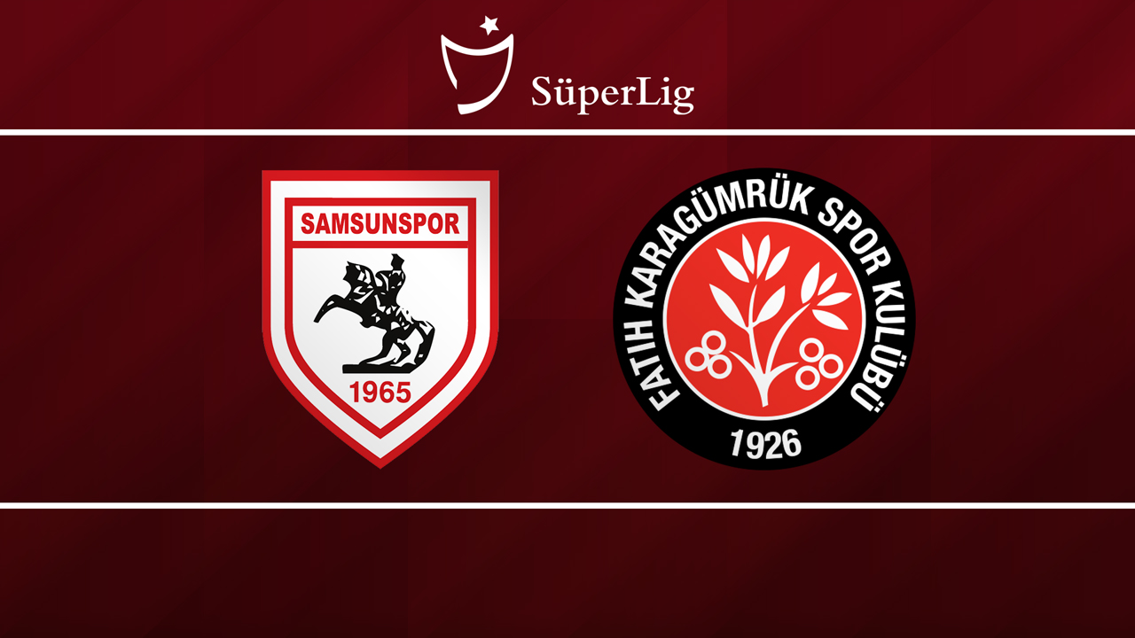 Samsunspor vs Fatih Karagümrük poster Samsunspor vs Fatih Karagümrük poster