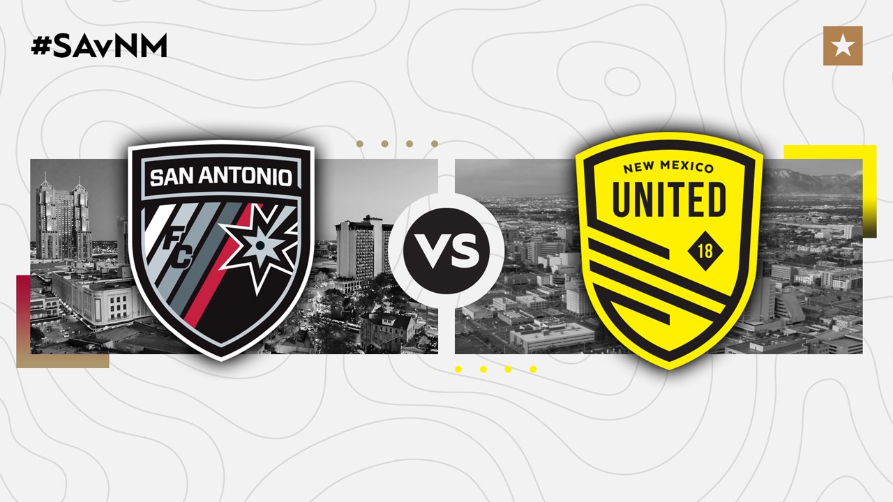 San Antonio vs New Mexico United poster San Antonio vs New Mexico United poster
