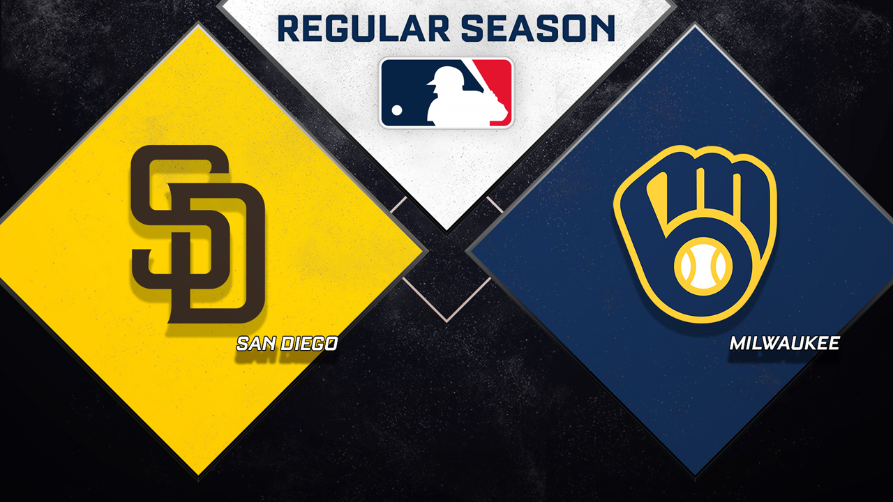San Diego Padres vs Milwaukee Brewers poster San Diego Padres vs Milwaukee Brewers poster