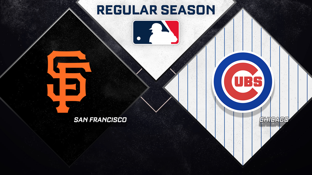 San Francisco Giants vs Chicago Cubs poster San Francisco Giants vs Chicago Cubs poster