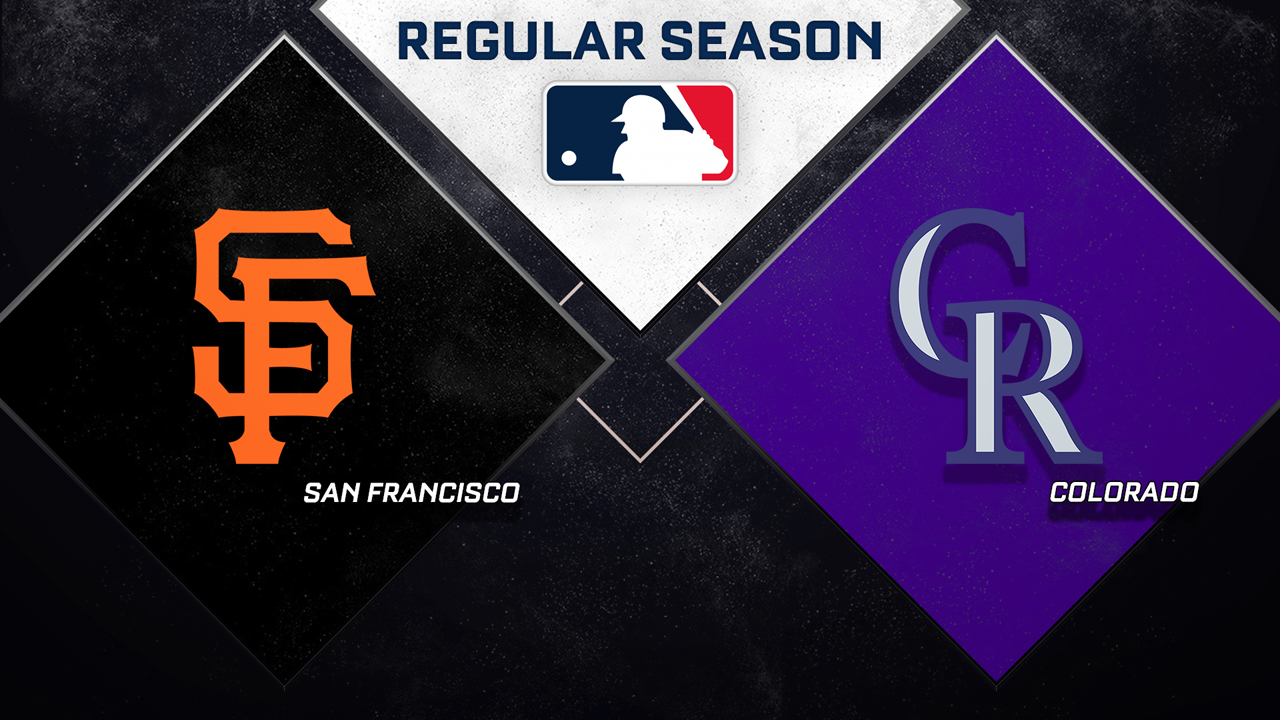 San Francisco Giants vs Colorado Rockies poster San Francisco Giants vs Colorado Rockies poster