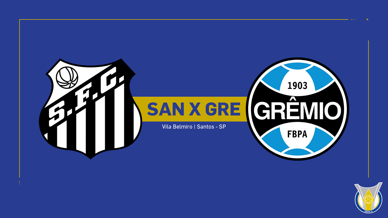 Santos vs Grêmio poster Santos vs Grêmio poster