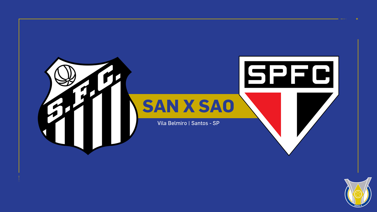 Santos vs São Paulo poster Santos vs São Paulo poster