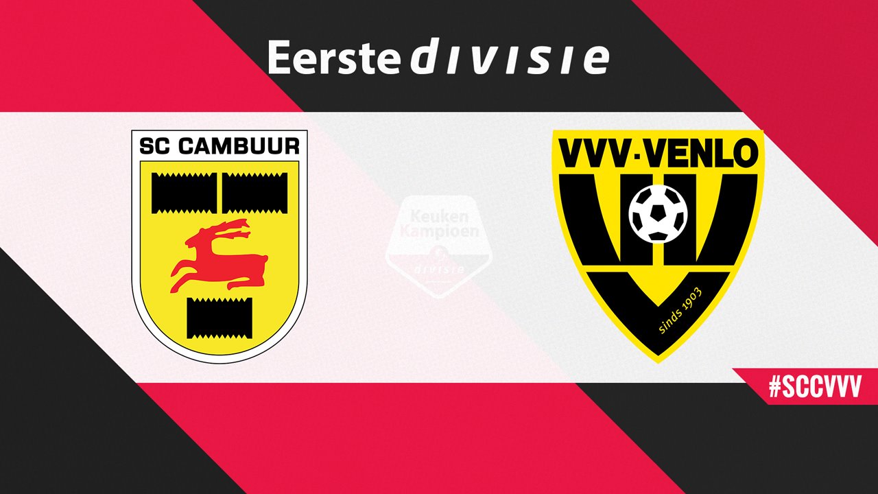 SC Cambuur vs VVV-Venlo poster SC Cambuur vs VVV-Venlo poster