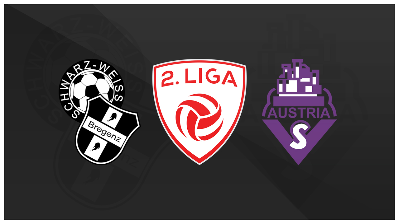 Schwarz-Weiß Bregenz vs Austria Salzburg poster Schwarz-Weiß Bregenz vs Austria Salzburg poster