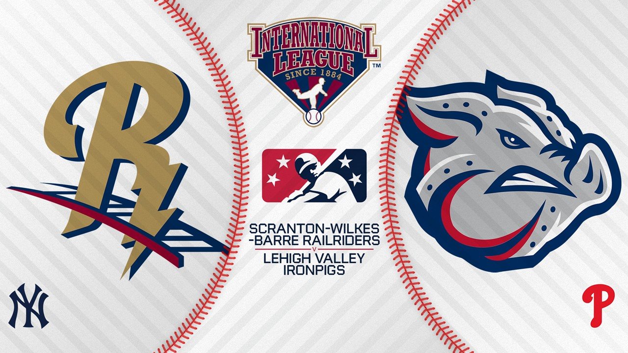 Scranton-Wilkes-Barre RailRiders vs Lehigh Valley IronPigs poster Scranton-Wilkes-Barre RailRiders vs Lehigh Valley IronPigs poster