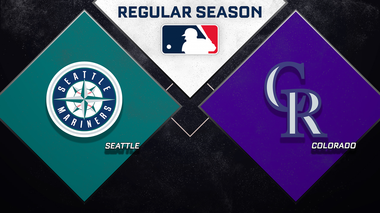 Seattle Mariners vs Colorado Rockies poster Seattle Mariners vs Colorado Rockies poster