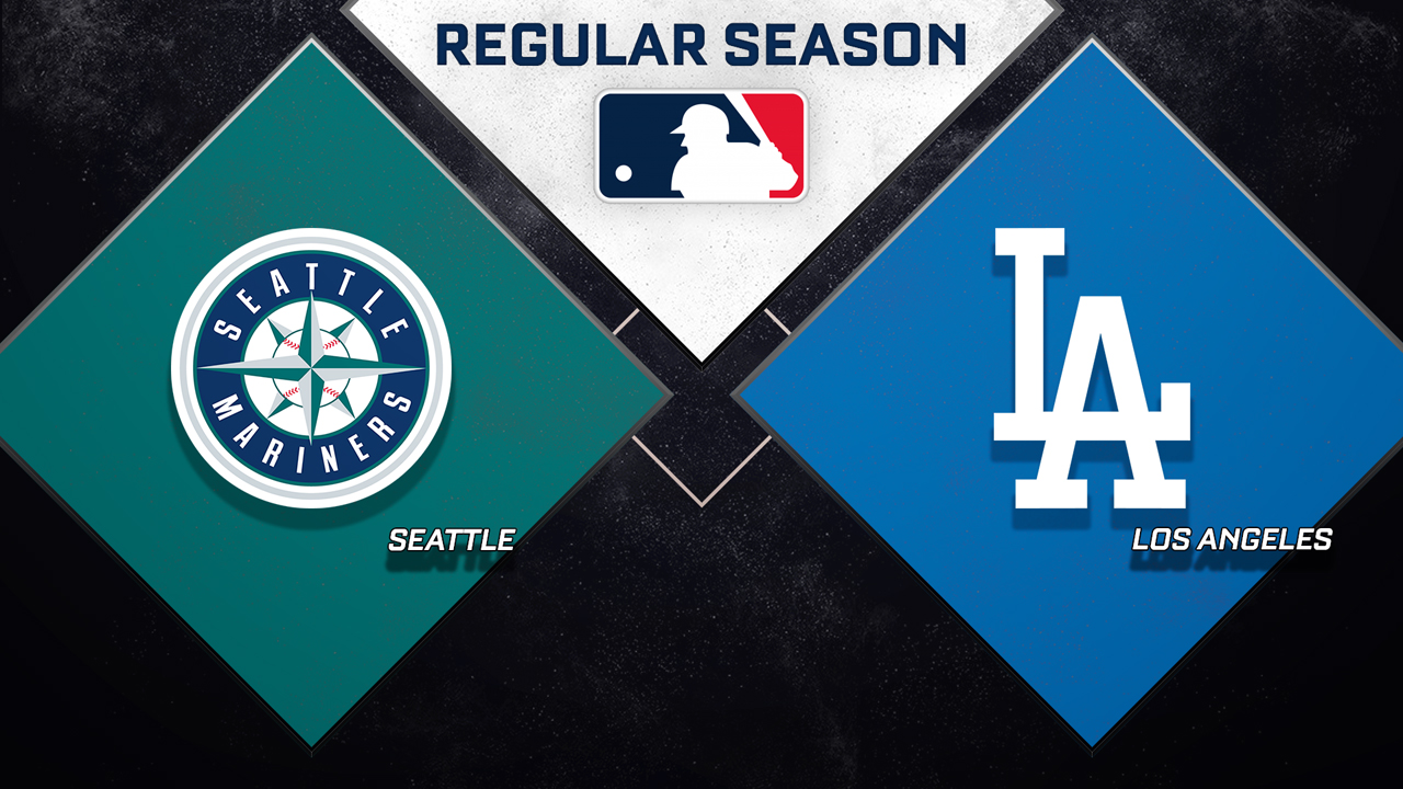 Seattle Mariners vs Los Angeles Dodgers poster Seattle Mariners vs Los Angeles Dodgers poster