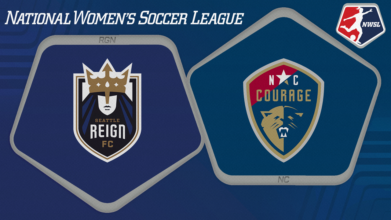 Seattle Reign vs North Carolina Courage poster Seattle Reign vs North Carolina Courage poster