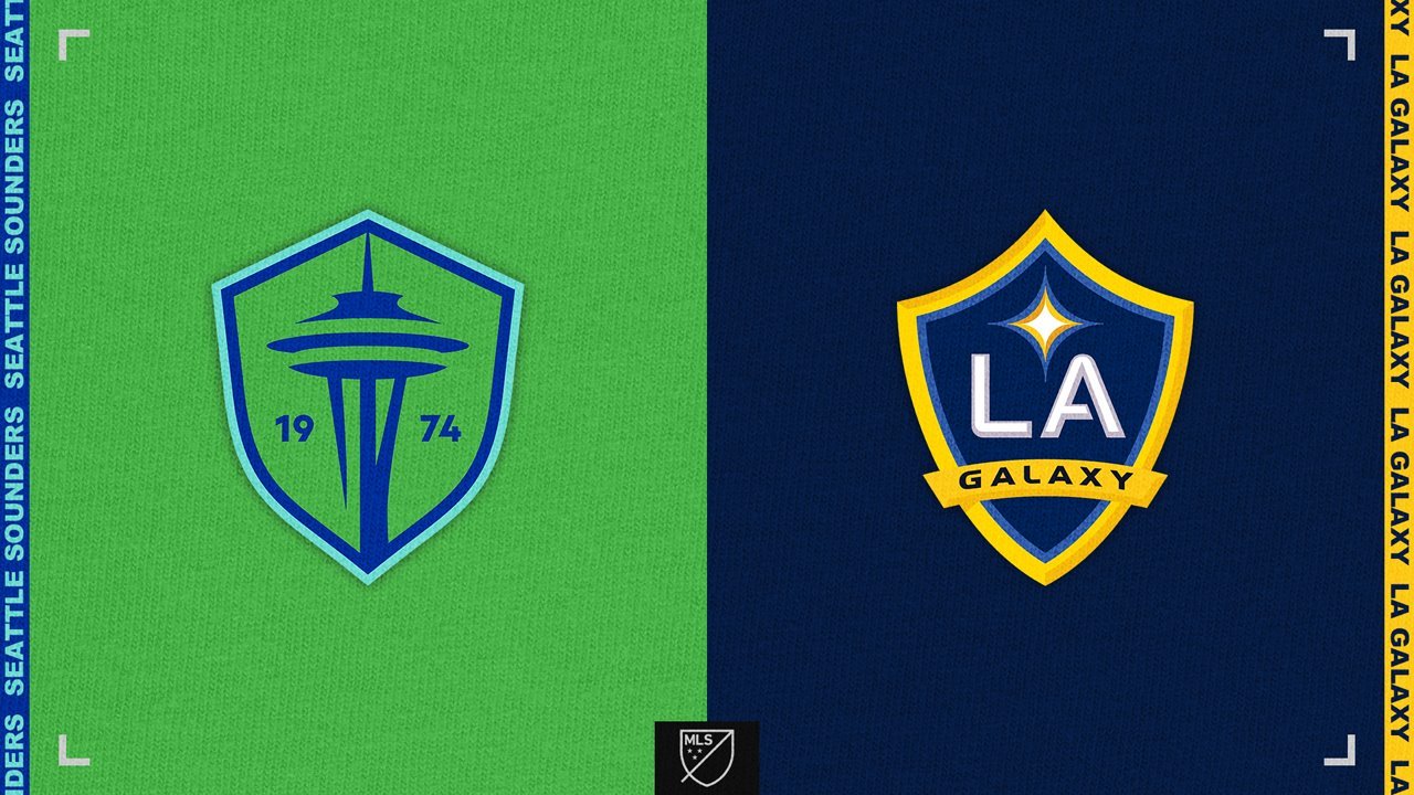 Seattle Sounders FC vs LA Galaxy poster Seattle Sounders FC vs LA Galaxy poster
