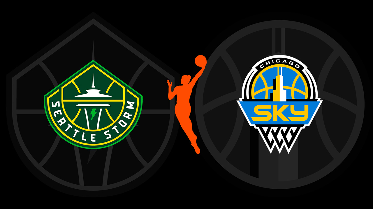 Seattle Storm vs Chicago Sky poster Seattle Storm vs Chicago Sky poster