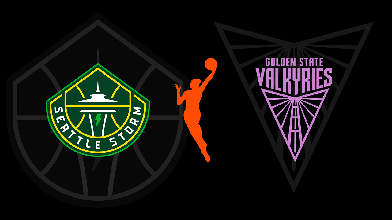 Seattle Storm vs Golden State Valkyries poster Seattle Storm vs Golden State Valkyries poster