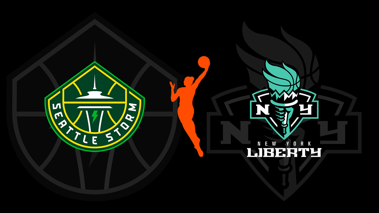 Seattle Storm vs New York Liberty poster Seattle Storm vs New York Liberty poster