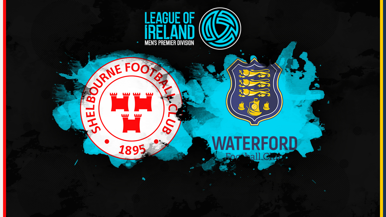 Shelbourne vs Waterford poster Shelbourne vs Waterford poster