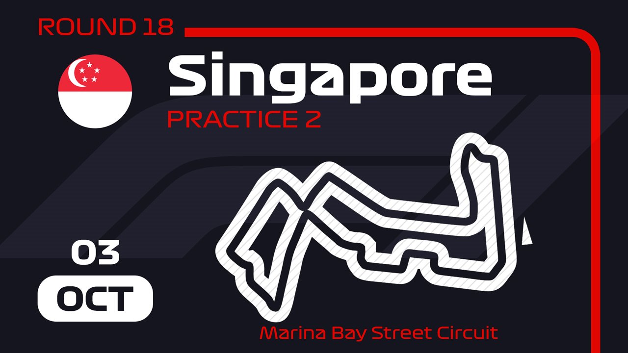 Singapore Grand Prix Free Practice 2 poster