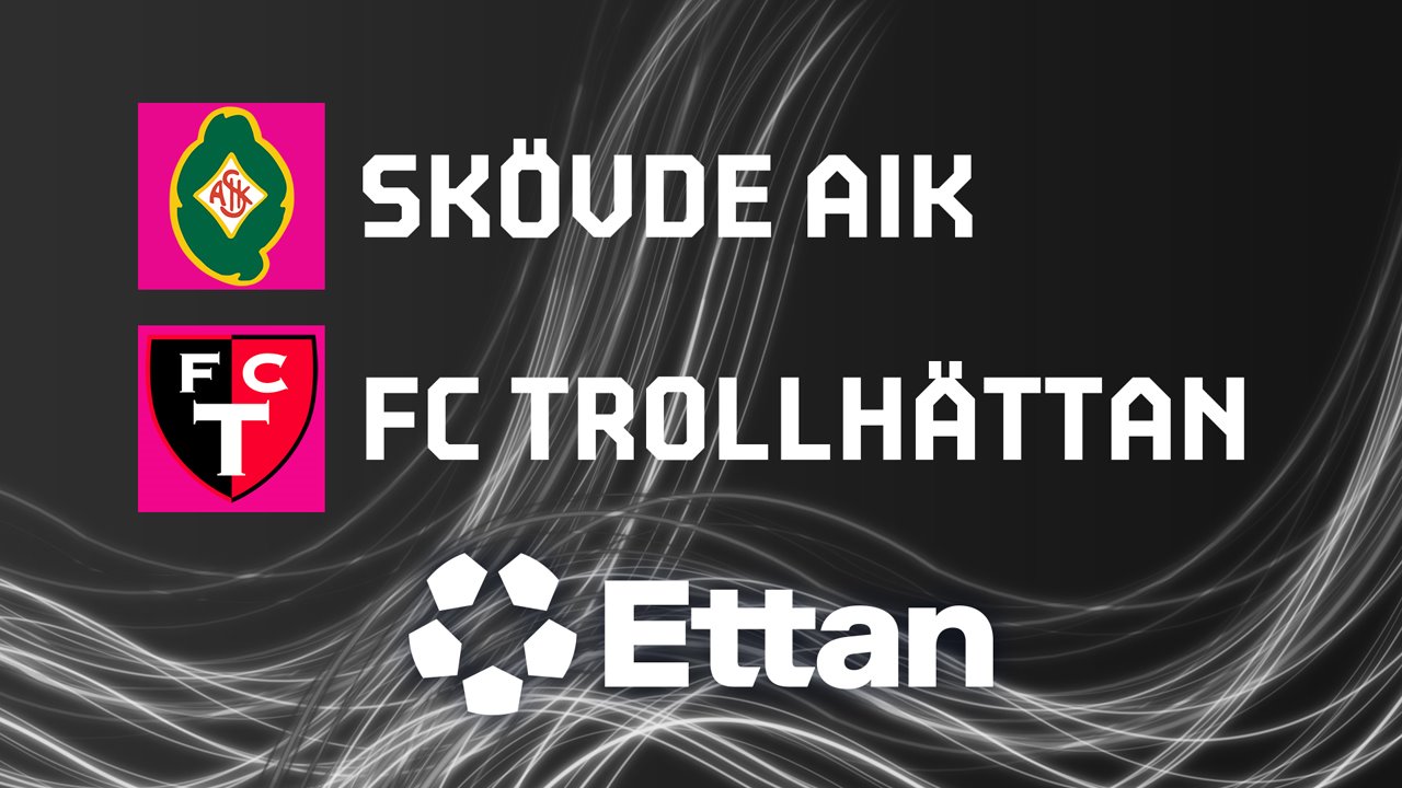 Skövde AIK vs Trollhättan poster Skövde AIK vs Trollhättan poster