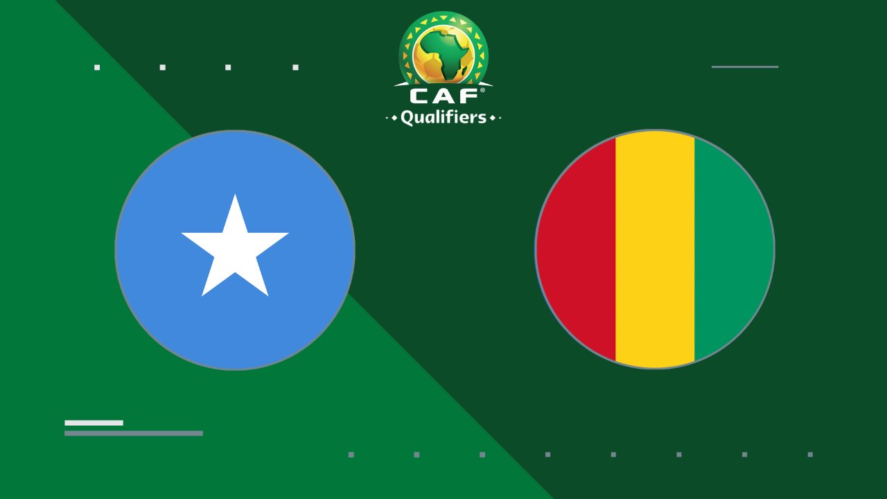 Somalia vs Guinea poster Somalia vs Guinea poster
