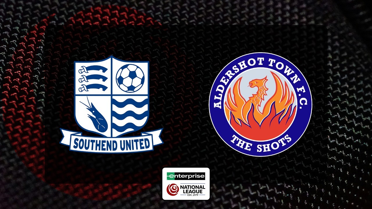 Southend United vs Aldershot Town poster Southend United vs Aldershot Town poster