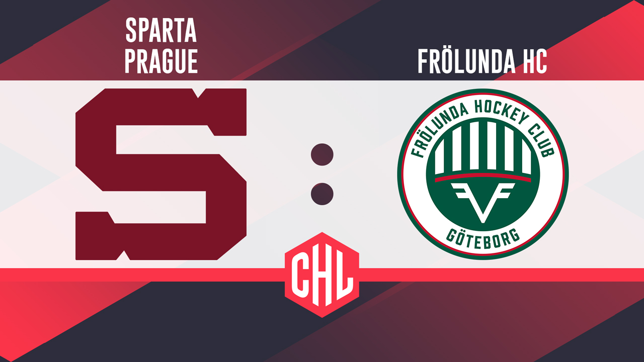 Sparta Prague vs Frölunda HC poster Sparta Prague vs Frölunda HC poster