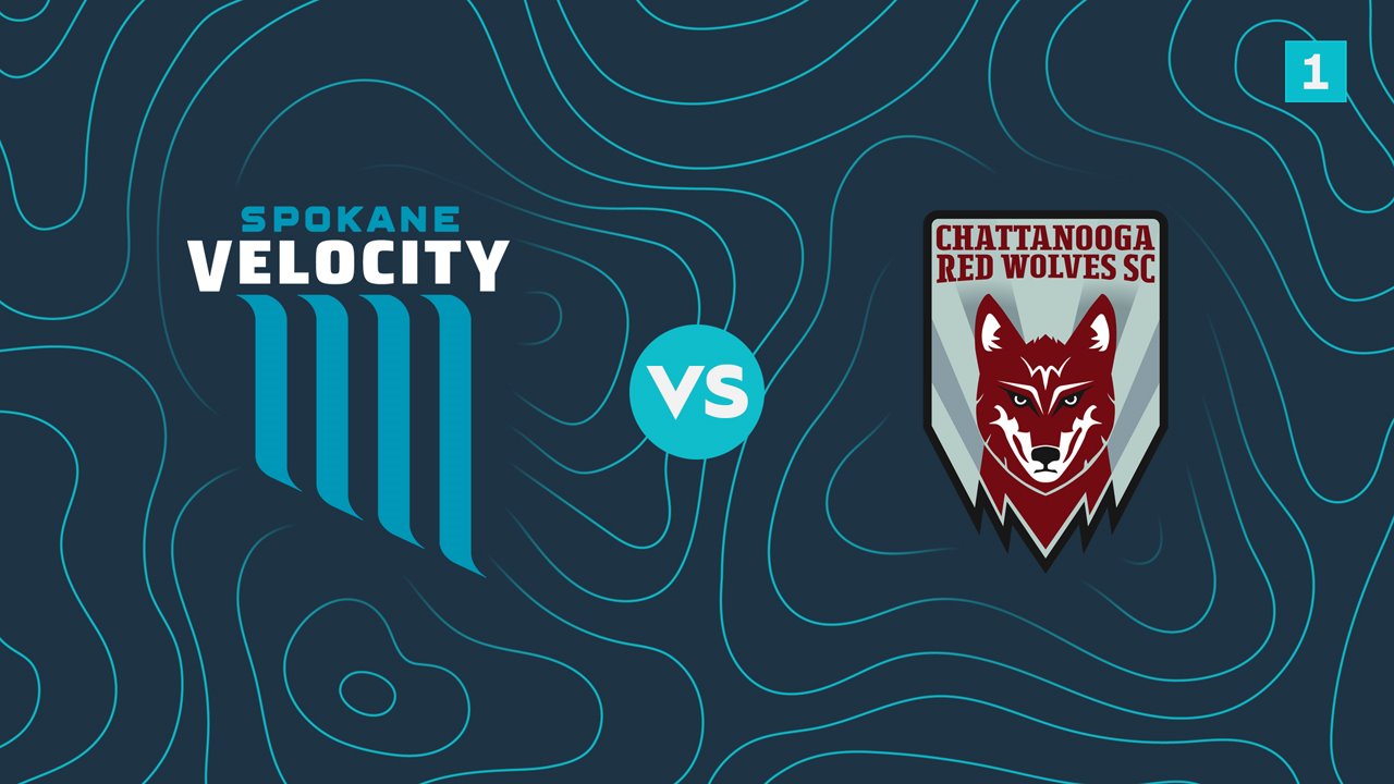 Spokane Velocity vs Chattanooga Red Wolves poster Spokane Velocity vs Chattanooga Red Wolves poster