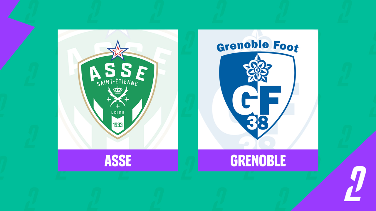 St Etienne vs Grenoble poster St Etienne vs Grenoble poster