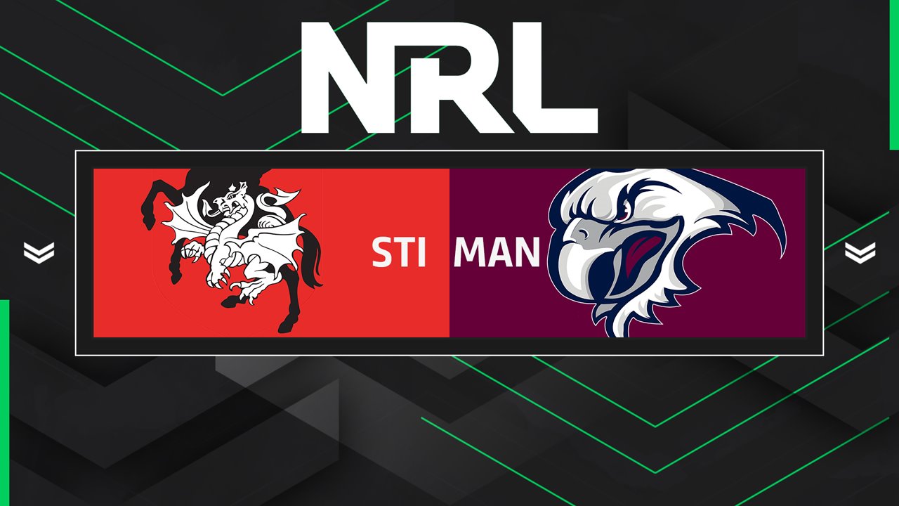 St. George Illawara Dragons vs Manly Sea Eagles poster St. George Illawara Dragons vs Manly Sea Eagles poster
