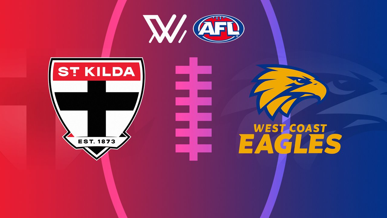 St Kilda Saints Women vs West Coast Eagles Women poster St Kilda Saints Women vs West Coast Eagles Women poster