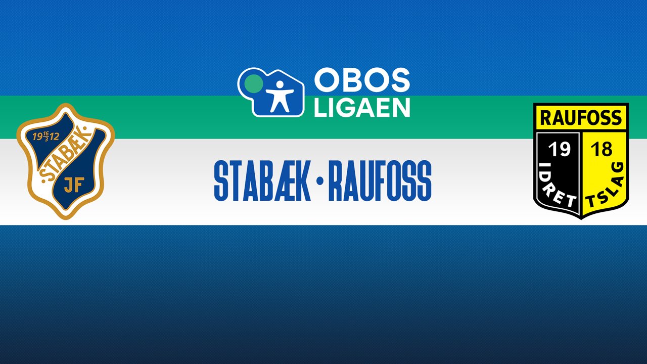 Stabæk vs Raufoss poster Stabæk vs Raufoss poster