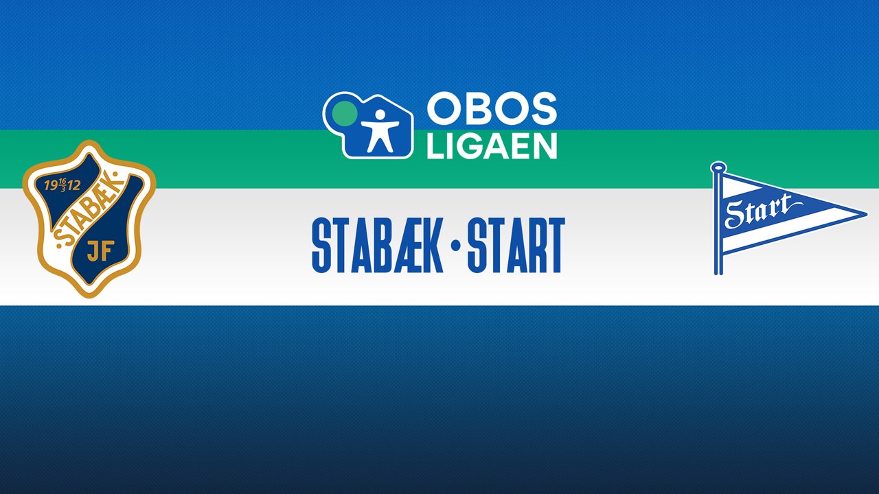 Stabæk vs Start poster Stabæk vs Start poster