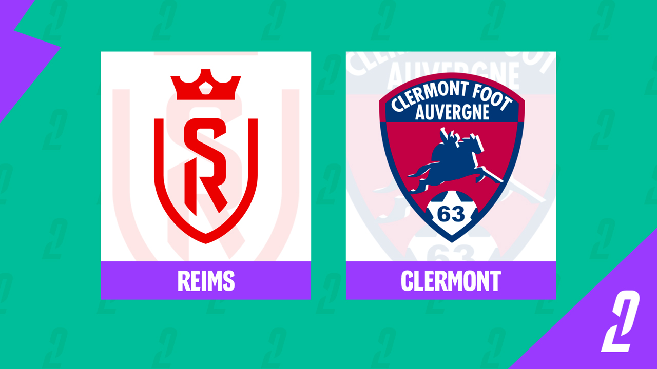 Stade de Reims vs Clermont Foot poster Stade de Reims vs Clermont Foot poster