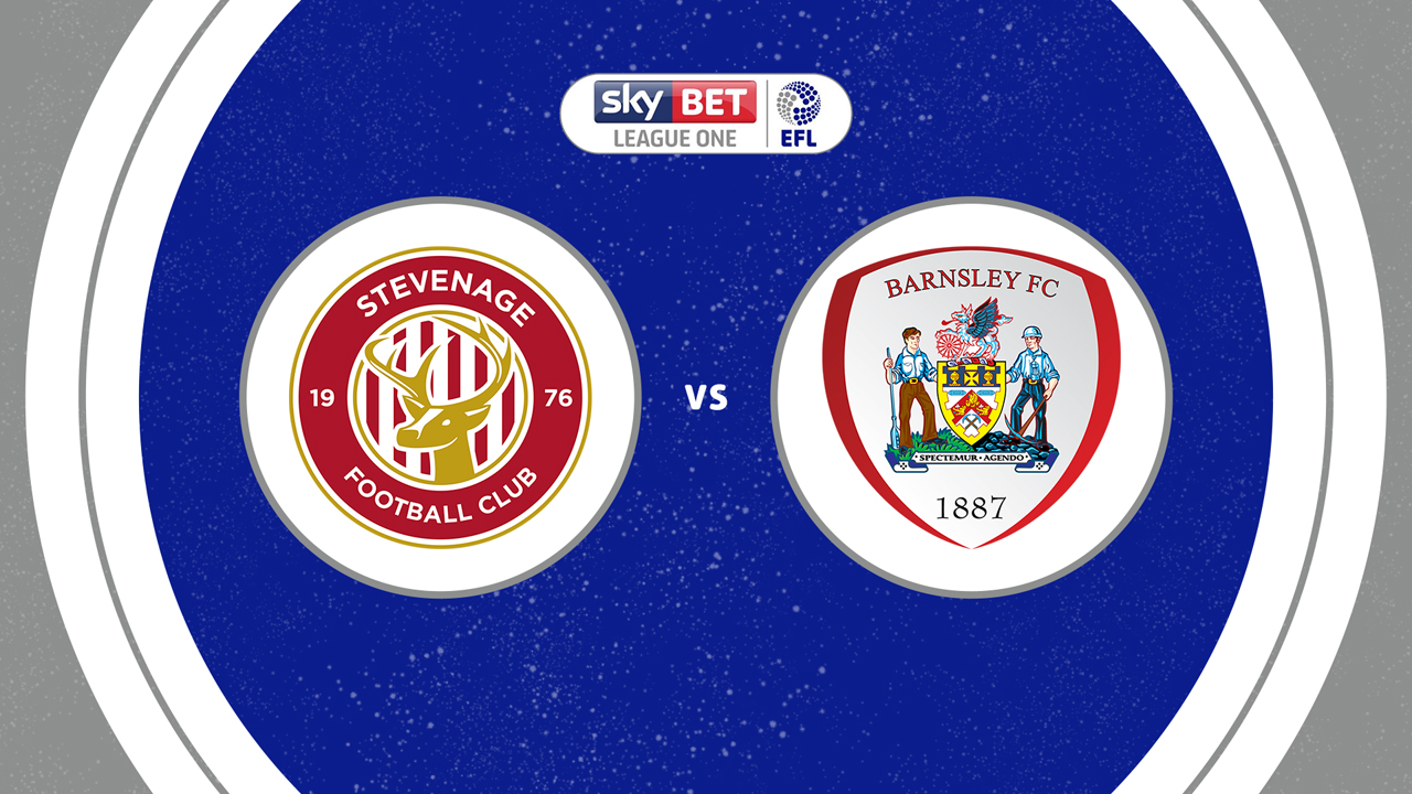 Stevenage vs Barnsley poster Stevenage vs Barnsley poster
