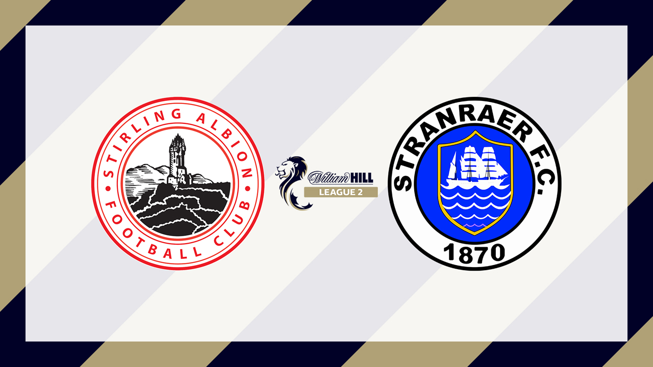 Stirling Albion vs Stranraer poster Stirling Albion vs Stranraer poster