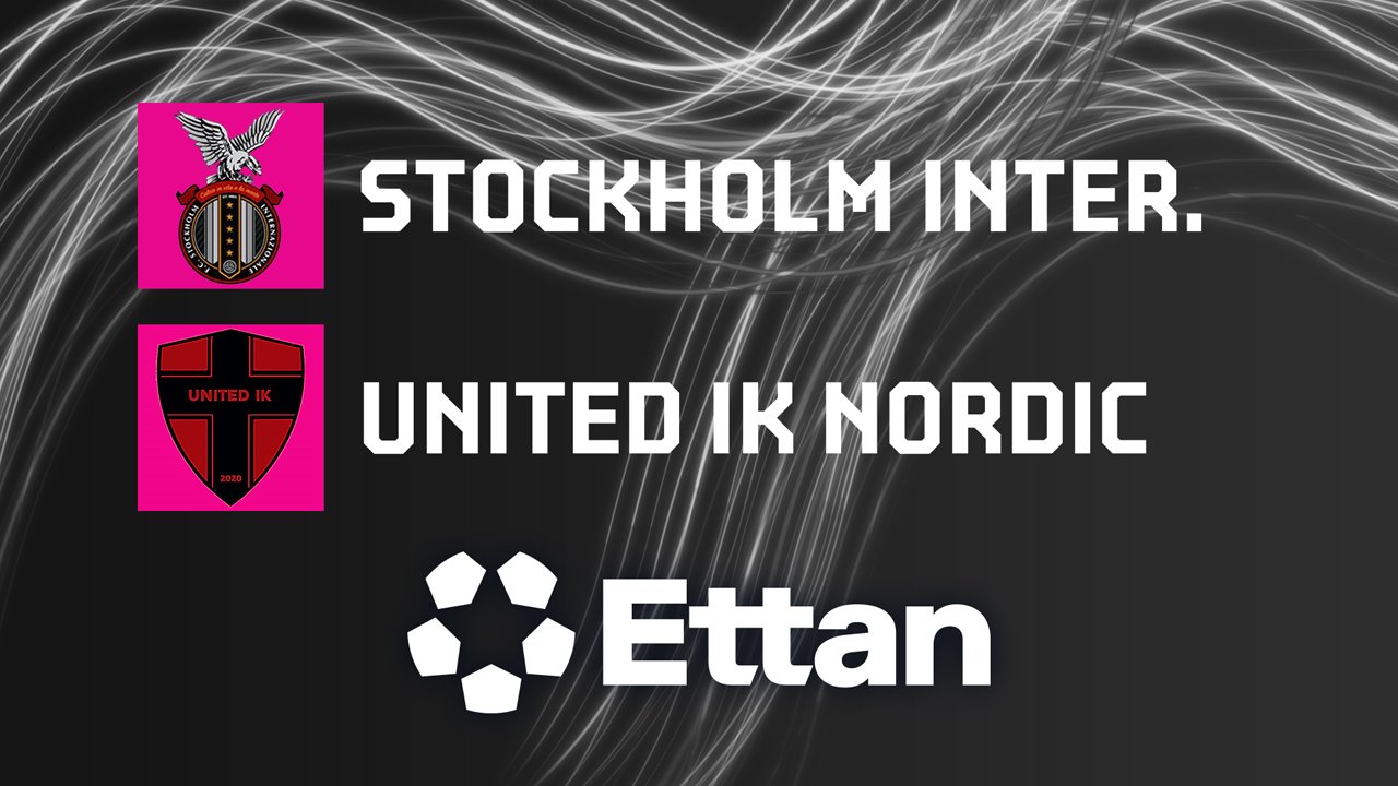 Stockholm Internazionale vs United Nordic poster Stockholm Internazionale vs United Nordic poster