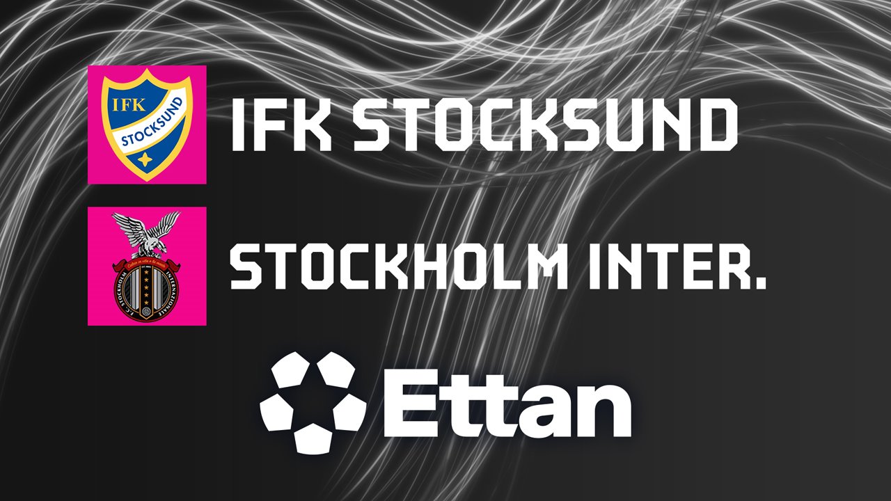 Stocksund vs Stockholm Internazionale poster Stocksund vs Stockholm Internazionale poster
