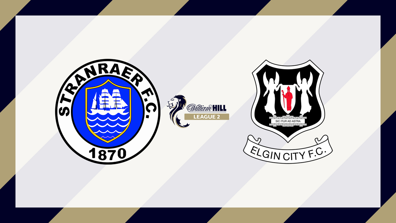 Stranraer vs Elgin City poster Stranraer vs Elgin City poster