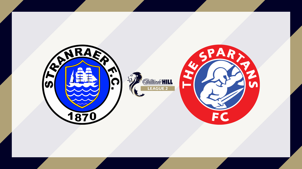 Stranraer vs The Spartans poster Stranraer vs The Spartans poster