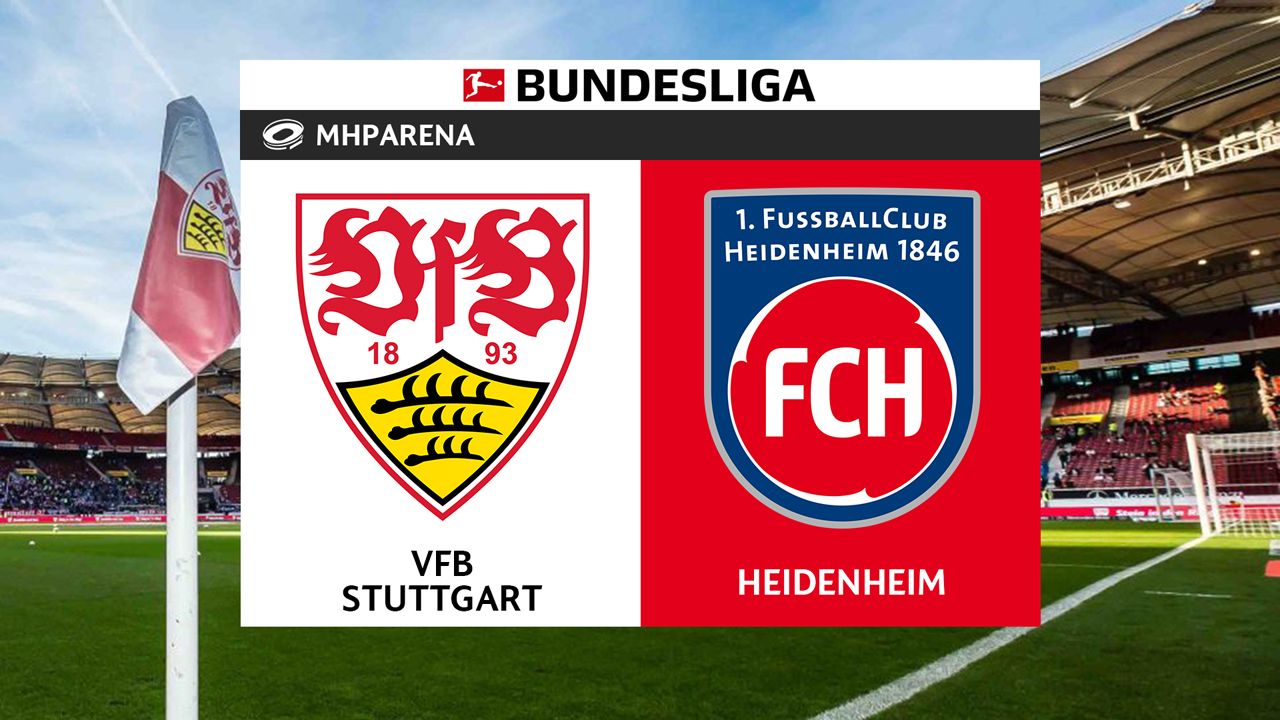 Stuttgart vs FC Heidenheim poster Stuttgart vs FC Heidenheim poster