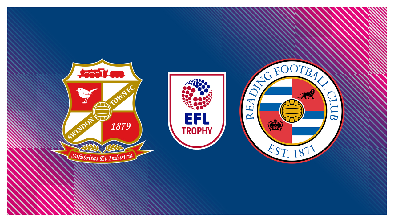 Swindon Town vs Reading poster Swindon Town vs Reading poster